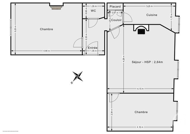 Afficher la photo en grand Appartement T3 à vendre - 3 pièces - 50.71 m2 - PARIS - 75012 - ILE-DE-FRANCE - Century 21 Chorus