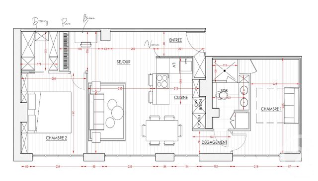 Appartement F3 à vendre - 3 pièces - 53.25 m2 - PARIS - 75011 - ILE-DE-FRANCE - Century 21 Chorus
