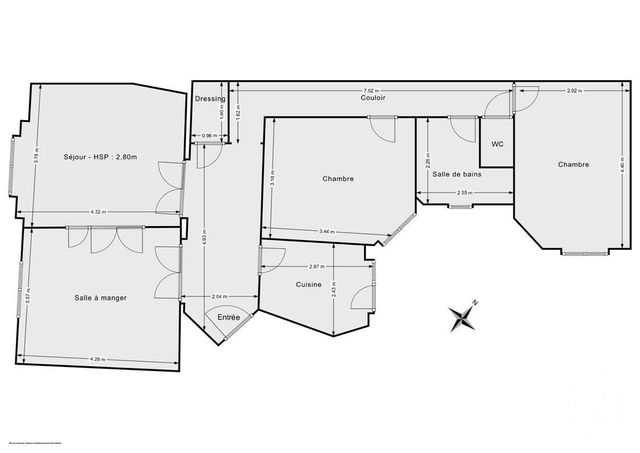 Afficher la photo en grand Appartement F4 à vendre - 4 pièces - 85.89 m2 - PARIS - 75016 - ILE-DE-FRANCE - Century 21 Chorus