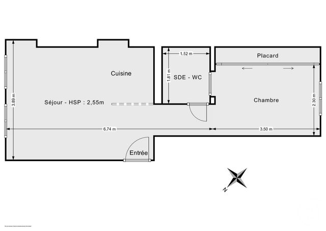 Appartement F2 à vendre - 2 pièces - 33.0 m2 - PARIS - 75011 - ILE-DE-FRANCE - Century 21 Chorus
