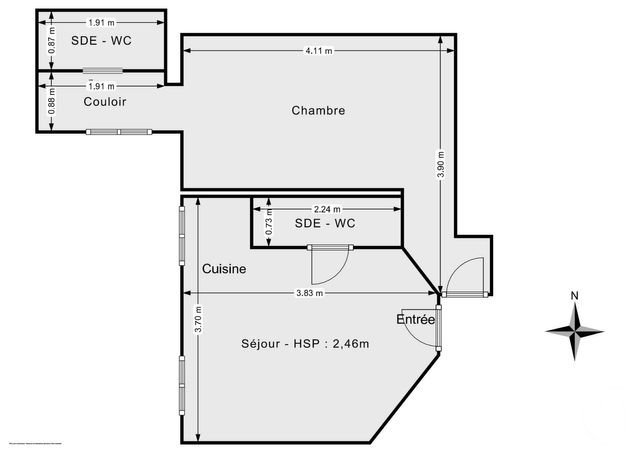 Appartement F2 à vendre - 2 pièces - 27.49 m2 - PARIS - 75012 - ILE-DE-FRANCE - Century 21 Chorus