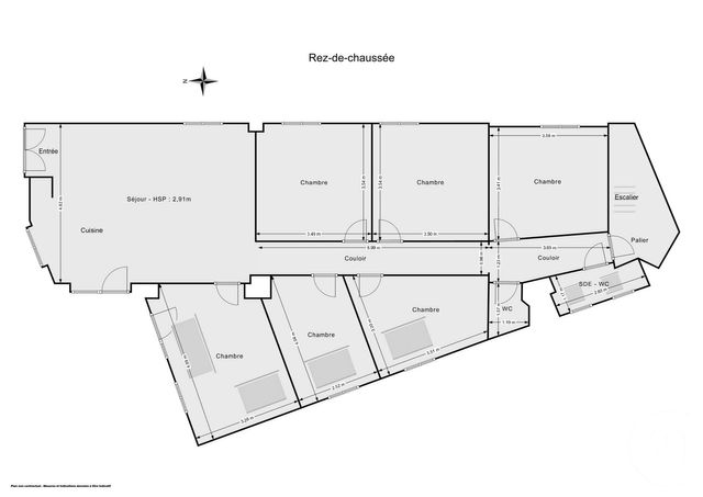 Appartement Local à vendre - 7 pièces - 120.0 m2 - PARIS - 75010 - ILE-DE-FRANCE - Century 21 Chorus