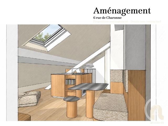 Appartement F1 à vendre - 1 pièce - 19.0 m2 - PARIS - 75011 - ILE-DE-FRANCE - Century 21 Chorus