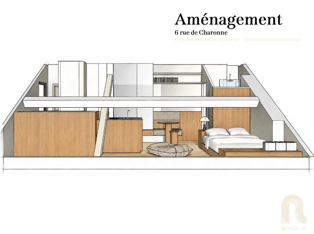 Appartement F1 à vendre - 1 pièce - 19.0 m2 - PARIS - 75011 - ILE-DE-FRANCE - Century 21 Chorus