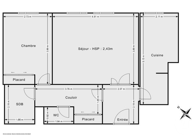 Appartement F2 à vendre PARIS